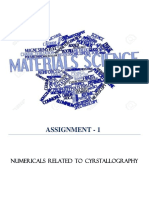 MME09MM 1101numerical Related To Crystallography