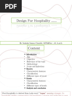 Design For Hospitality ..... : by Sankalp Suman Chandel, B070465ar s9, B.arch