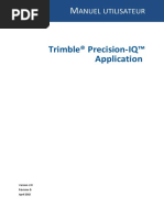 Trimble Precision IQ Application Manuel Utilisateur v2B