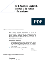 Capitulo 2 Análisis Vertical, Horizontal y de Ratios Financieros