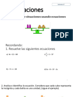 Semana 17 Matemática 8vo Básico Modelar Situaciones Usando Ecuaciones7777777