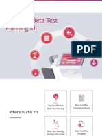 Software Beta Test Planning Kit