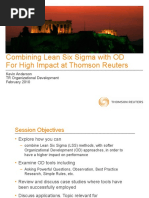 Combining Lean Six Sigma With OD For High Impact at Thomson Reuters