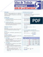 Conceptos Basicos de La Estadistica para Quinto Grado de Secundaria