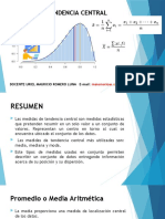 Medidas de Tendencia Central