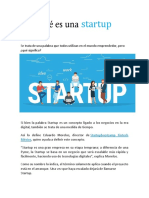 Qué Es Una Startup