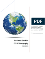 GCSE Geography Revision Booklet