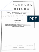 Sagrada Escritura Por Profesores de La Compañia de Jesus I (Pentateuco)