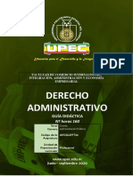 Guía Didáctica Derecho Administrativo Periodo 2020a