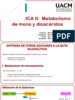 Metabolismo de Mono y Disacáridos