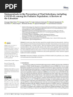 Nutraceuticals in Te Prevention of Viral Infection Includin COVID-19