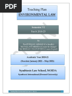 T P - Environmental Law - Jan 2021 - May 2021