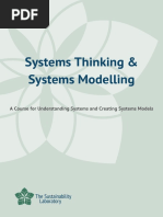 Systems Thinking and Systems Modelling