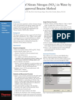 Nitrate Analysis