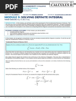 Module 9 of Calculus 2