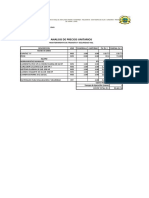 Precios - Unitario - Mantenimiento de Transito y Seguridad Vial