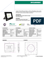 Ficha Técnica Reflector Led