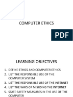 Computer Ethics JSS2 Note