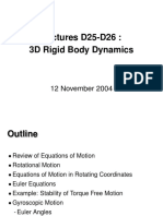 3D Rigid Body Dynamics