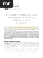 14a-Desafiando El Programa Educativo Individualizado Por Mi Hija