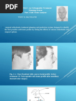 TOMAC: An Orthognathic Treatment Planning System Part 1 Soft-Tissue Analysis