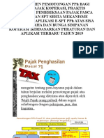 Pajak Koperasi Agustus 2019