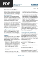 Introduction To Tort Law