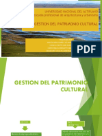 Gestion Del Patrimonio Historico Cultural