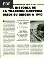 Historia de La Traccion Electrica Ferroviaria