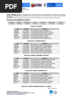 Orden Del Dia de 30 de Julio Al 05 de Agosto Del 2021