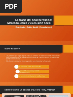 La Trama Del Neoliberalismo Mercado, Crisis y Exclusión Social