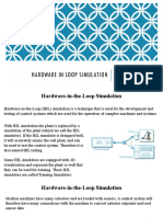 Hardware in Loop Simulation