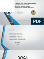 Trabajo de Laboratorio y Analisis de Nucleos