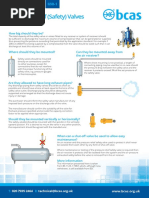 Literature Guides - Fact Sheet - 850-1 Pressure Relief Saftey Valves Installation