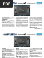 Noveltech Vocal Enhancer Manual