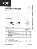 Fdp038An06A0 / Fdi038An06A0: N-Channel Powertrench Mosfet