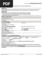 Icmr Specimen Referral Form For Covid-19 (Sars-Cov2) : (These Fields To Be Filled For All Patients Including Foreigners)