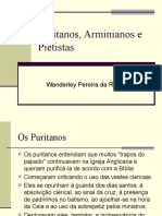 Puritanos, Arminianos e Pietistas