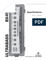 Behringer - BX-4500H Ultrabass Amplifier