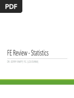 Fe Statistics Review