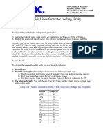 HDI, Inc. HDI, Inc.: Basic Guide Lines For Water Cooling Sizing