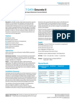 Emcrete II 2 Product Data Sheet Emseal Bridge Expansion Joints and Sealants