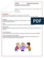 Actividades Educación Socioemocional