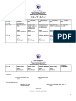 Cluster 3: Department of Education