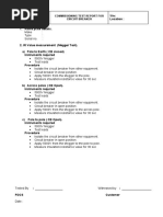 Commissioning Test Report For Circuit Breaker Site