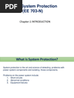 Power System Protection (EE 703-N) : Chapter:1 INTRODUCTION