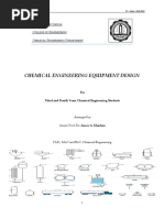 Chemical Engineering Equipment Design