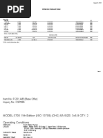 Process Pump Technical Offer