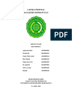 LAPORAN PROPOSAL MANAJEMEN KELOMOK 3 - (Agung H)