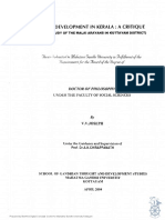 Joseph VV - Tribal Development in Kerala A Critique A Case Study of The Malai Arayans in Kottayam District